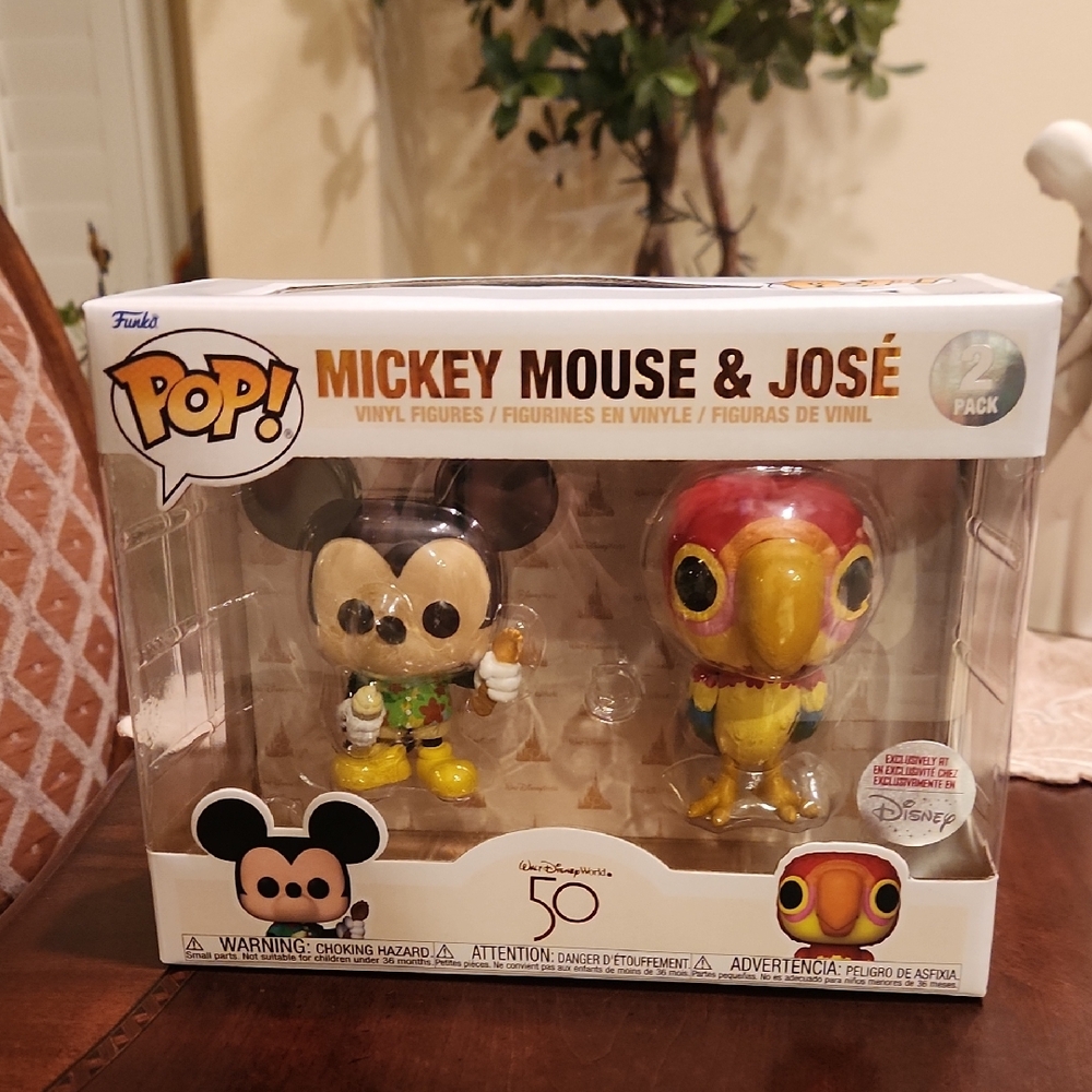 Funko Pop! Mickey Mouse & José Vinyl Figures - Multicolor